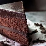 Sobremesa de bolo de chocolate sem açúcar