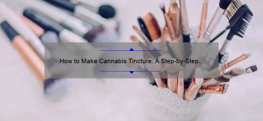 Como preparar a tintura de cannabis: etap a-b y-etap Guide