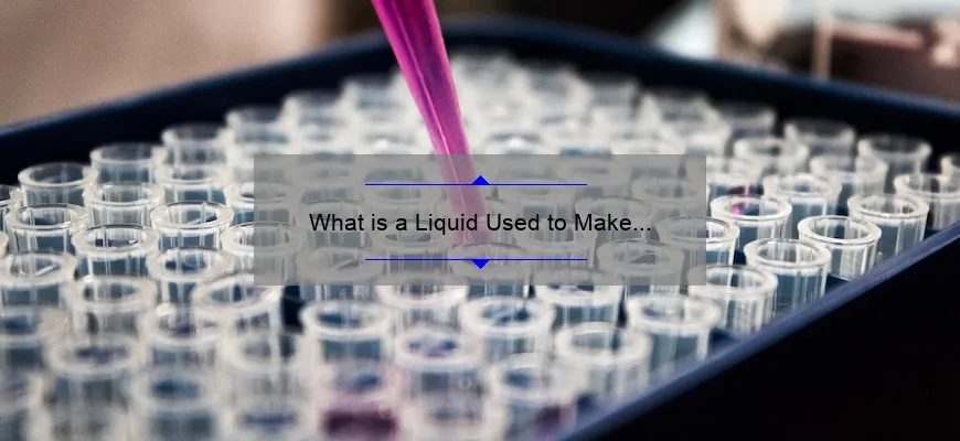 O que é um fluido usado para fazer tinturas?