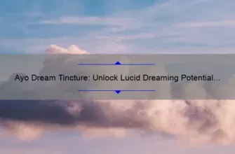 Tintura Ayo Dream: Expanda o potencial dos sonhos lúcidos usando este poderoso elixir