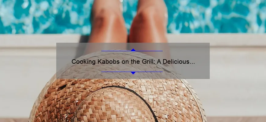 Grill Cabobs cozinhando: receita de verão saborosa e simples