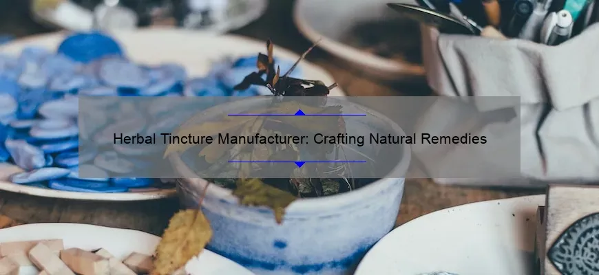 Fabricante de tintura de ervas: criação de remédios naturais