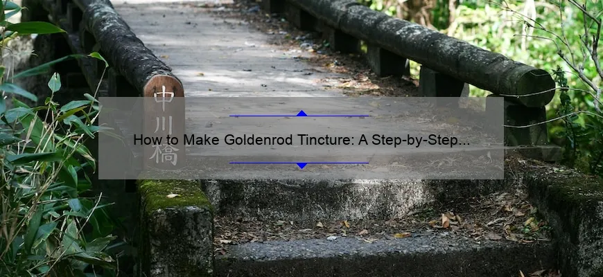 Como preparar uma tintura de Goldfine: Ste p-y - e-step Guide