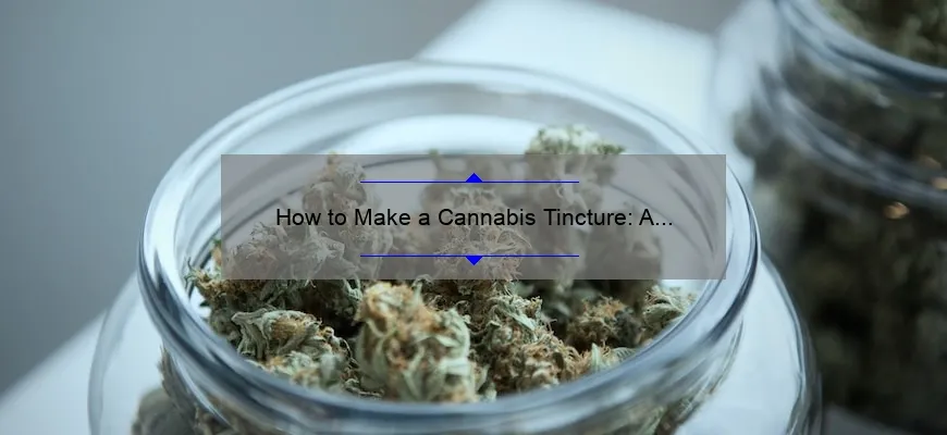 Como fazer tintura de cannabis: etap a-b y-etap Guide