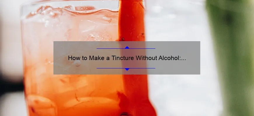 Como fazer tintura sem álcool: etap a-por guia de etapa