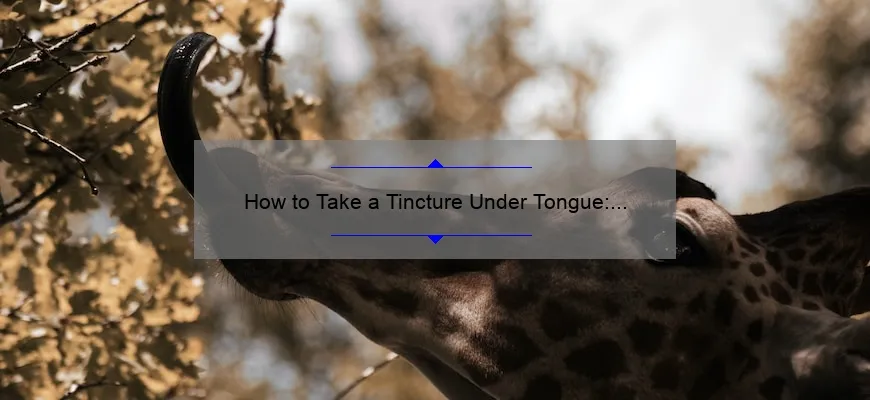 Como tomar Tintura sob a língua: Etap a-Guia de etapa