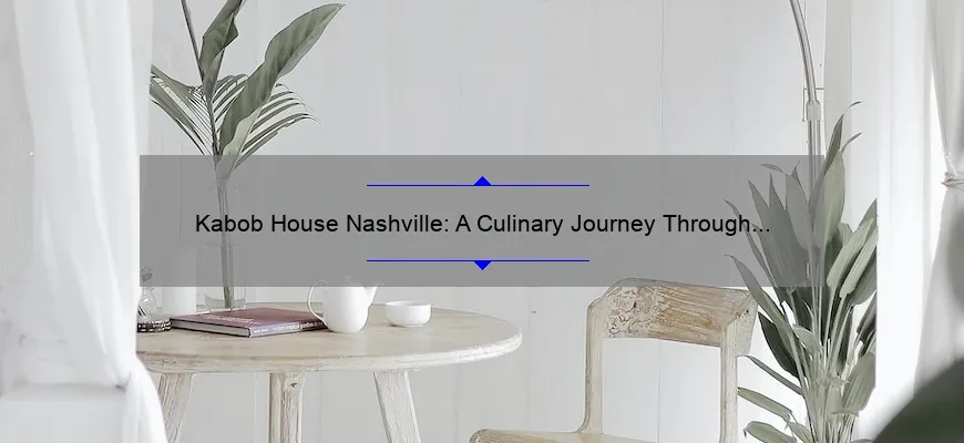 Kabob House Nashville: Jornada culinária pelas iguarias do Oriente Médio