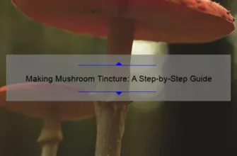 Produção de Tintura de Cogumelos: Etap a-Guia de Etapa