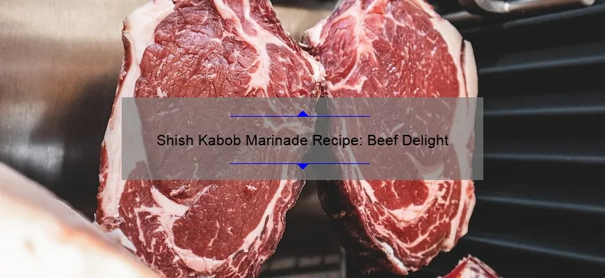 Receita de marinada de kebab: delícia de carne