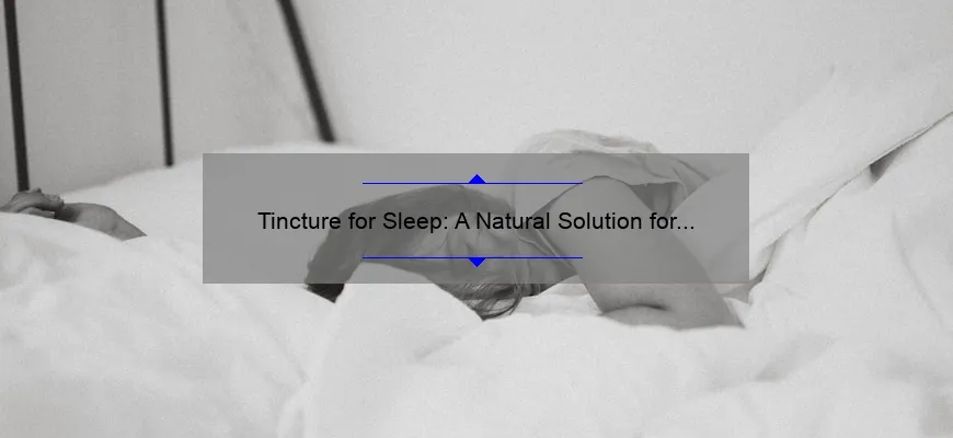 Tintura para dormir: solução natural para noites tranquilas