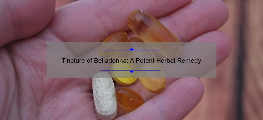 Belladonna Tintura: Remédio de Herbal poderoso