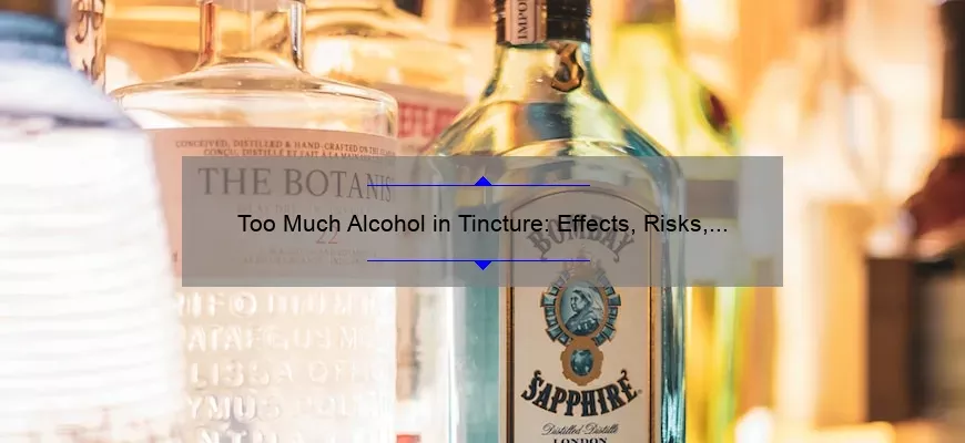 Muito álcool em tintura: efeitos, riscos e alternativas